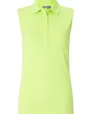 Branded Callaway Ladies Sleeveless Micro Hex Polo