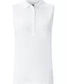 Branded Callaway Ladies Sleeveless Micro Hex Polo