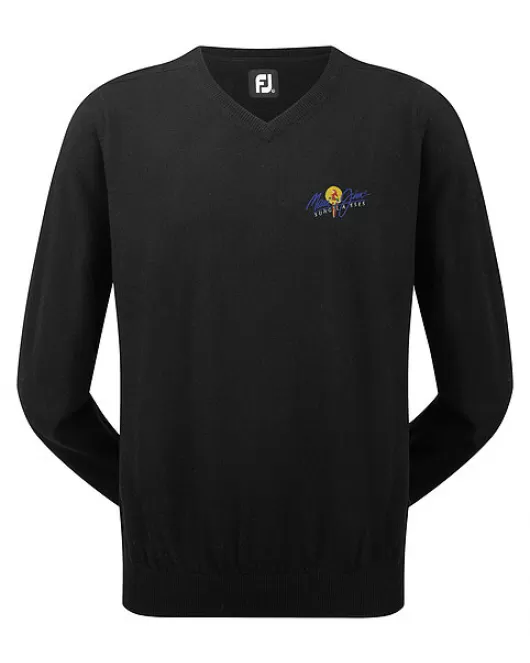 Branded Footjoy Gents Lambswool V Neck Golf Pullover