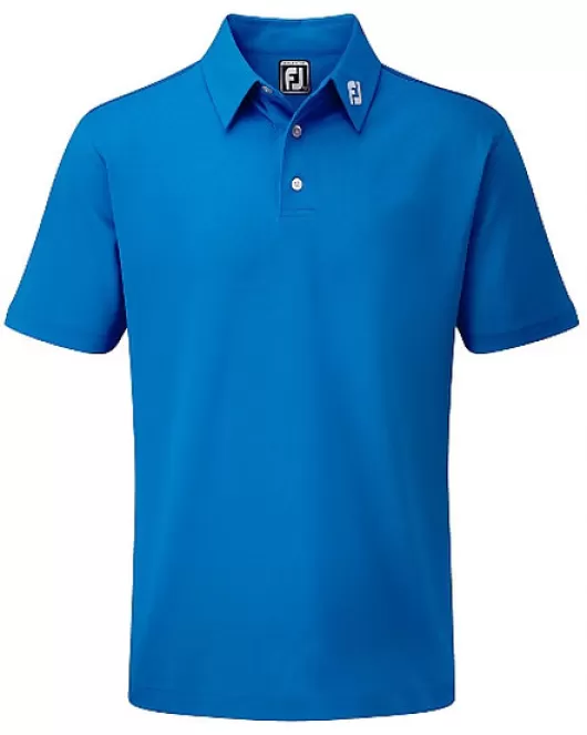 Branded Footjoy Gents Pique solid colour polo athletic fit