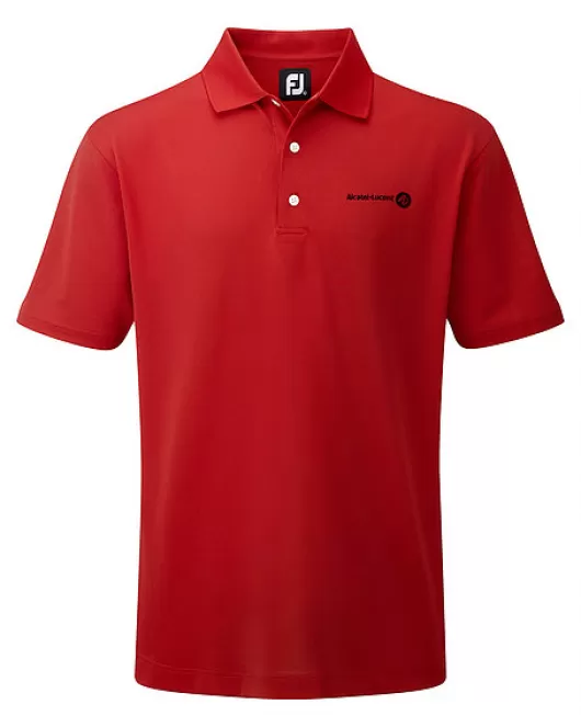 Branded Footjoy Gents Pique solid colour polo traditional fit