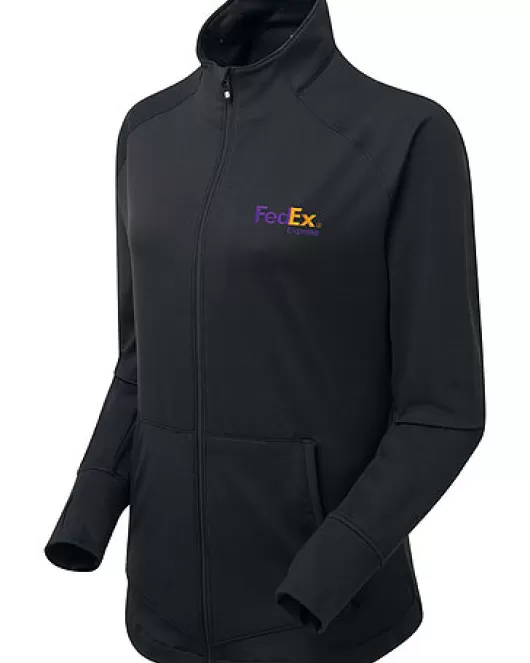 Branded Footjoy Ladies Lightweight Softshell Golf Jacket full zip
