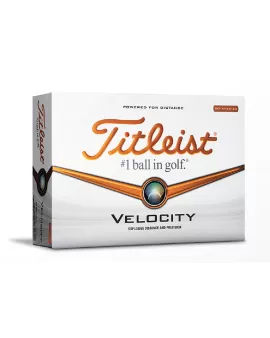 Custom Printed Titleist Velocity Golf Balls Dozen Pack