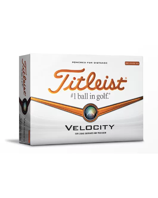 Custom Printed Titleist Velocity Golf Balls Dozen Pack