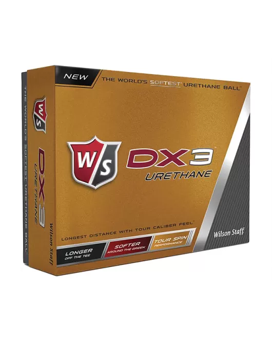 Custom Printed Wilson DX3 Urethane Golf Balls Dozen Pack