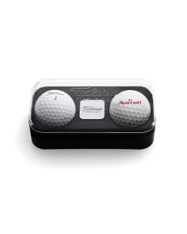 Promotional Titleist Branded Two Ball Box with Ball Marker