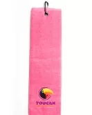 Promotional Luxury Velour Trifold Golf Towel