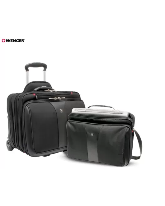 Branded Wenger Patriot 17" Roller Travel Set x 2