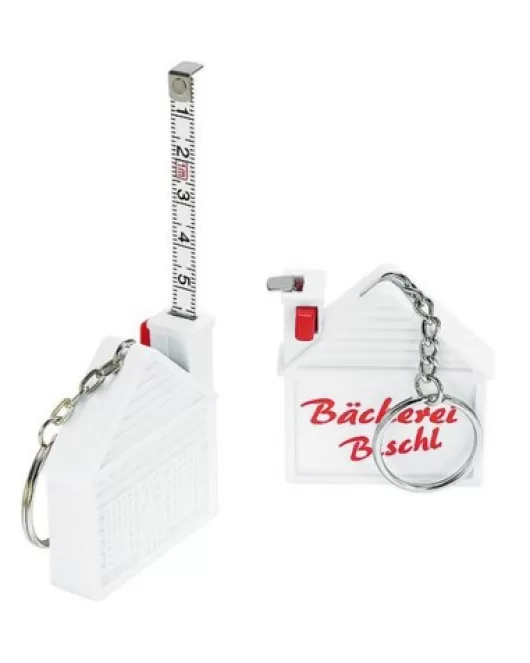 Branded 1m House Shaped Tape Measure