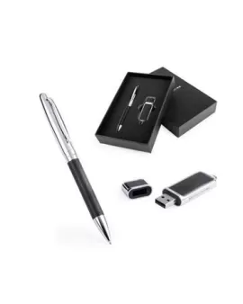 Branded Dermop Pen &amp; USB Stick Set