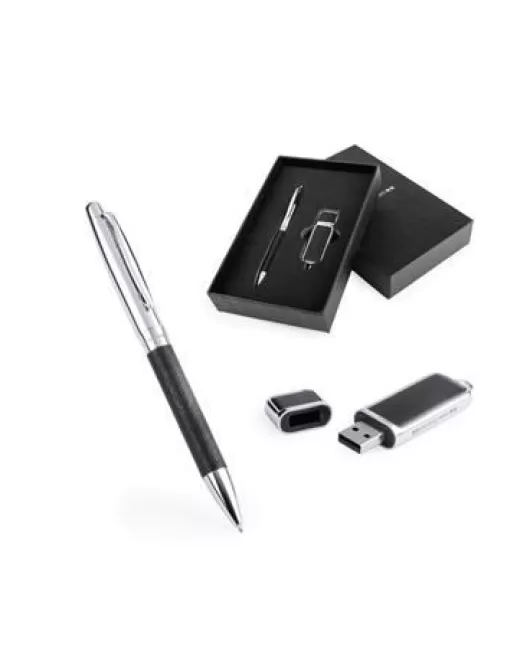 Branded Dermop Pen & USB Stick Set