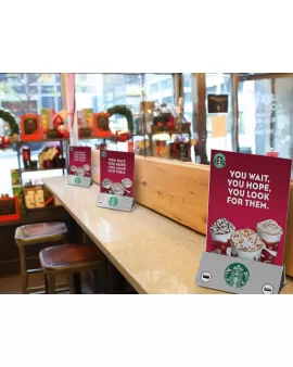 Promotional Menu Charger