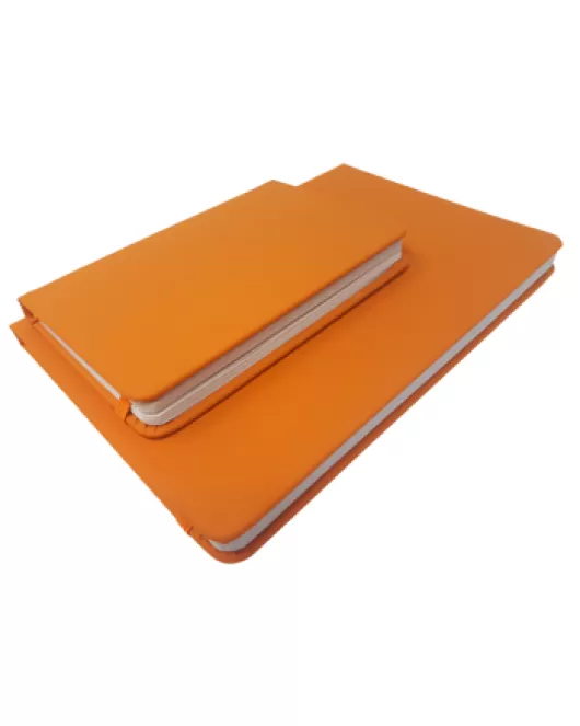 Soft Touch Notebook in Orange