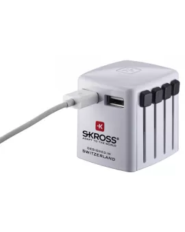 SKROSS World USB Travel Adapter