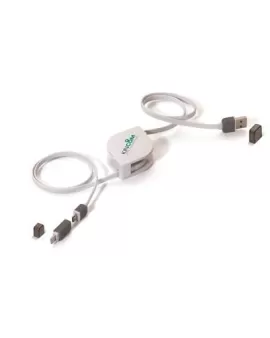 Promotional Big Retractable Flat USB Cable