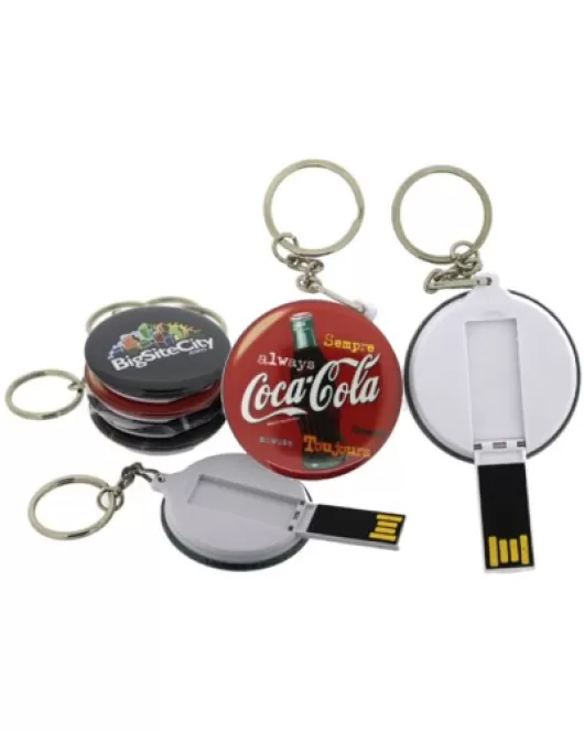 Promotional USB Button Flash Drive