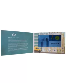 Custom Printed Video Brochure For BCTG