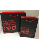 Branded Red Commerce Bag