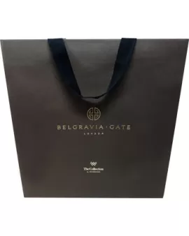 Printed Luxury Ribbon Handled Bag for Belgravia