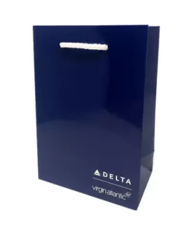 Branded Delta Airlines Gloss Lam Bag