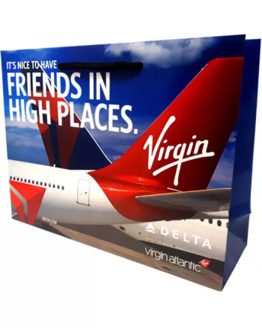 Virgin Airways Rope Laminated Bag