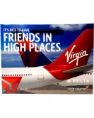 Virgin Airways Rope Laminated Bag
