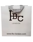 Luxury Matt Printed Ribbon Handle Bag for FBC
