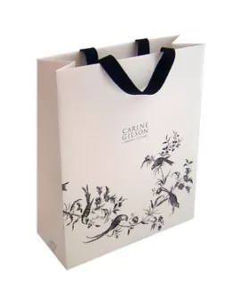 Bespoke Printed Ribbon Handle Carrier Bag for Carine Gilson