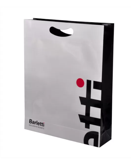 Custom Printed Die Cut Paper Carrier Bag for Barletti