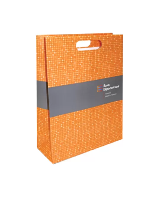 Printed Matt Die Cut Handle Paper Bag for EMIK