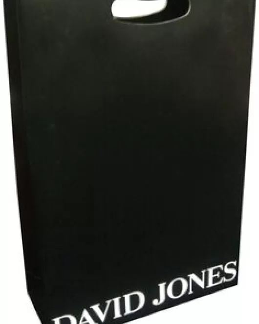 Die Cut Handle Luxury Paper Carrier Bag for David Jones