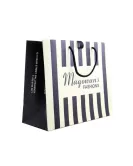 Printed Matt Laminate Paper Bags With Rope Handles