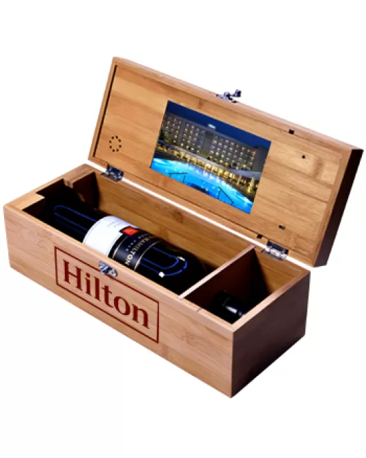 Video Wine Box for Hilton