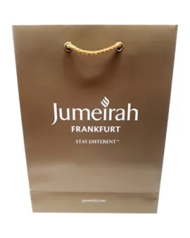 Bespoke Luxury Gloss Laminated Bag for Jumeirah