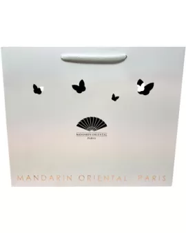 High End Printed Rope Handled Bag for Mandarin Oriental Paris