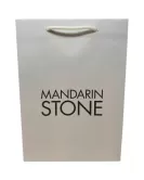 Printed Rope Handled Bag for Mandarin Stone