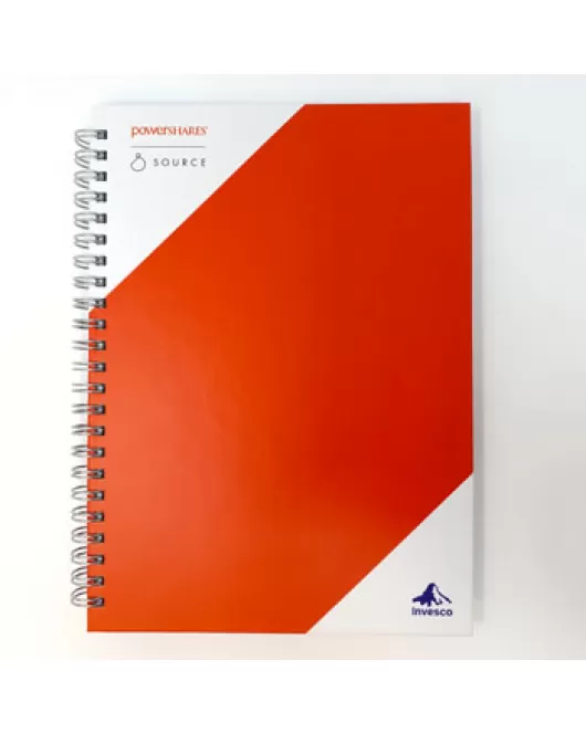 Custom branded wiro notebook for PowerShares