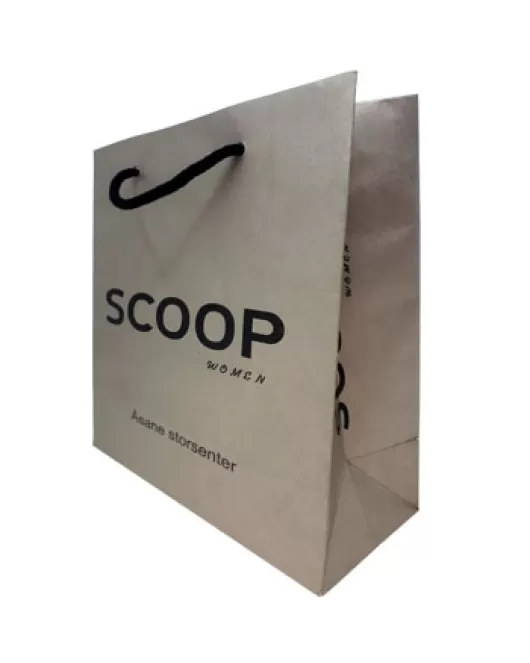 Printed Rope Handled Bag for Scoop