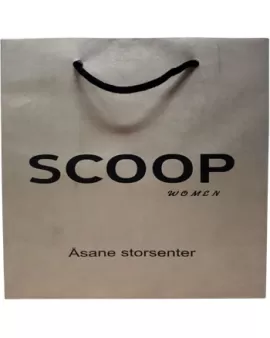 Printed Rope Handled Bag for Scoop