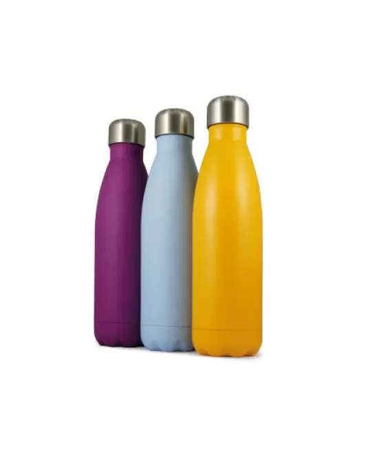 Personalised Insulated Colour Coated Water Bottle - 500ml