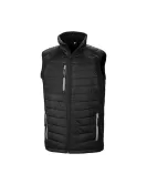 Promotional Result Black Compass Padded Soft shell Gilet