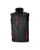 Promotional Result Black Compass Padded Soft shell Gilet