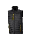 Promotional Result Black Compass Padded Soft shell Gilet