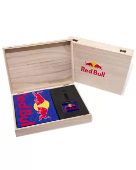 Metal Bag Tag With Executive Wooden Presentation Box