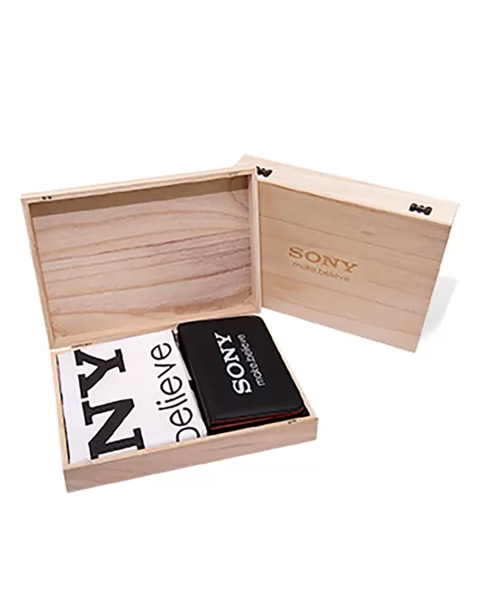 Premium Wooden Scorecard Holder Presentation Box