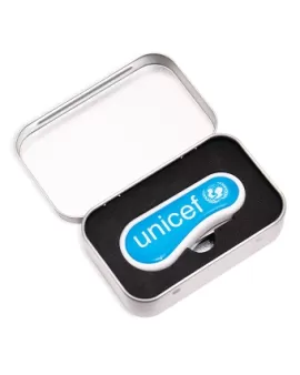 Custom Printed Flix DS Pitch Repair Tool Presented in a Silver Tin