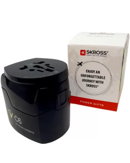 Promotional Skross Travel Adapter for C6