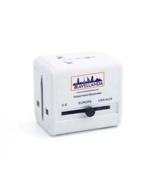 Branded Compact Travel Adapter