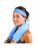 Promotional Cooling Towel With Water Bottle