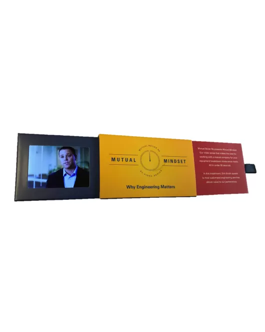 Promotional Sliding Video Business Card for Mutual Boiler